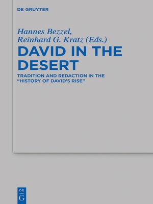 cover image of David in the Desert